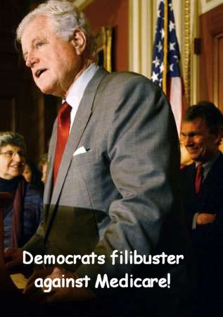 Democrats filibuster against Medicare!